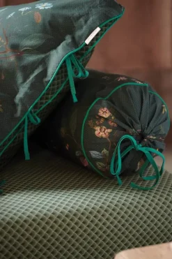 Pip Studio Kussenslopen<Kussensloop Kawai Flower Donker Groen