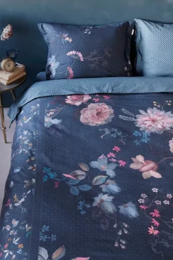 Pip Studio Kussenslopen<Kussensloop Tokyo Bouquet Donker Blauw