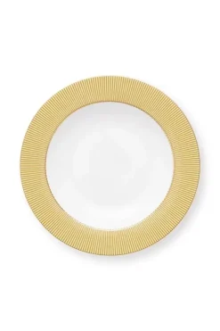 Pip Studio Diepe Borden<La Majorelle Diep Bord 21.5Cm Geel