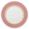 Pip Studio Dinerborden<La Majorelle Dinerbord Roze 26,5 Cm
