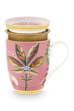 Pip Studio Thee-Eieren<La Majorelle Eenpersoons Thee Roze
