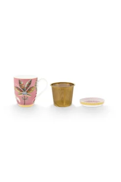 Pip Studio Thee-Eieren<La Majorelle Eenpersoons Thee Roze