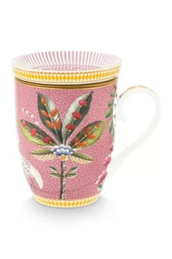 Pip Studio Thee-Eieren<La Majorelle Eenpersoons Thee Roze