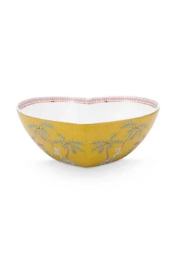 Pip Studio Ovenschalen<La Majorelle Grote Serveerschaal Hart Geel
