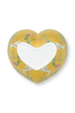 Pip Studio Ovenschalen<La Majorelle Grote Serveerschaal Hart Geel