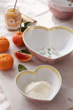 Pip Studio Ovenschalen<La Majorelle Grote Serveerschaal Hart Roze