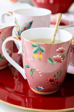 Pip Studio Theemokken<La Majorelle Mok Groot Roze