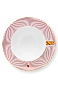 Pip Studio Cappuccino Kopjes<La Majorelle Set/2 Cappuccino Kop & Schotel Roze