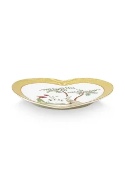 Pip Studio Sets Porseleinen Sets<La Majorelle Set/2 Hartvormige Borden Geel
