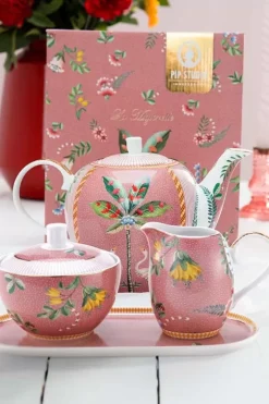 Pip Studio Theepotten<La Majorelle Thee Set/4 Roze