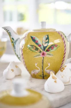 Pip Studio Theepotten<La Majorelle Theepot Groot Geel