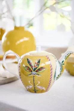 Pip Studio Theepotten<La Majorelle Theepot Groot Geel