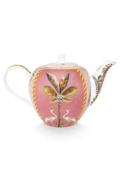 Pip Studio Theepotten<La Majorelle Theepot Groot Roze