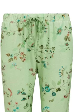 Pip Studio Broeken<Lange Broek Kawai Flower Licht Groen
