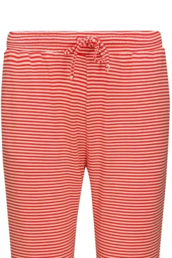 Pip Studio Broeken<Lange Broek Little Sumo Stripe Koraal Rood