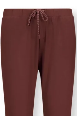 Pip Studio Broeken<Lange Broek Solid Terra Rood