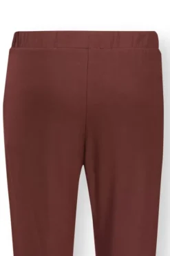 Pip Studio Broeken<Lange Broek Solid Terra Rood