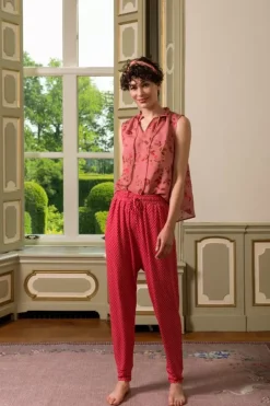 Pip Studio Broeken<Lange Broek Suki Rood