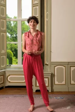 Pip Studio Broeken<Lange Broek Suki Rood