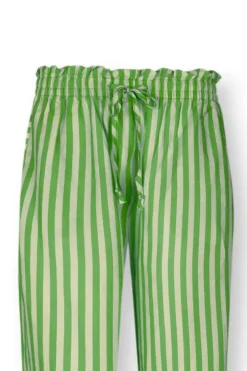 Pip Studio Broeken<Lange Broek Sumo Stripe Groen