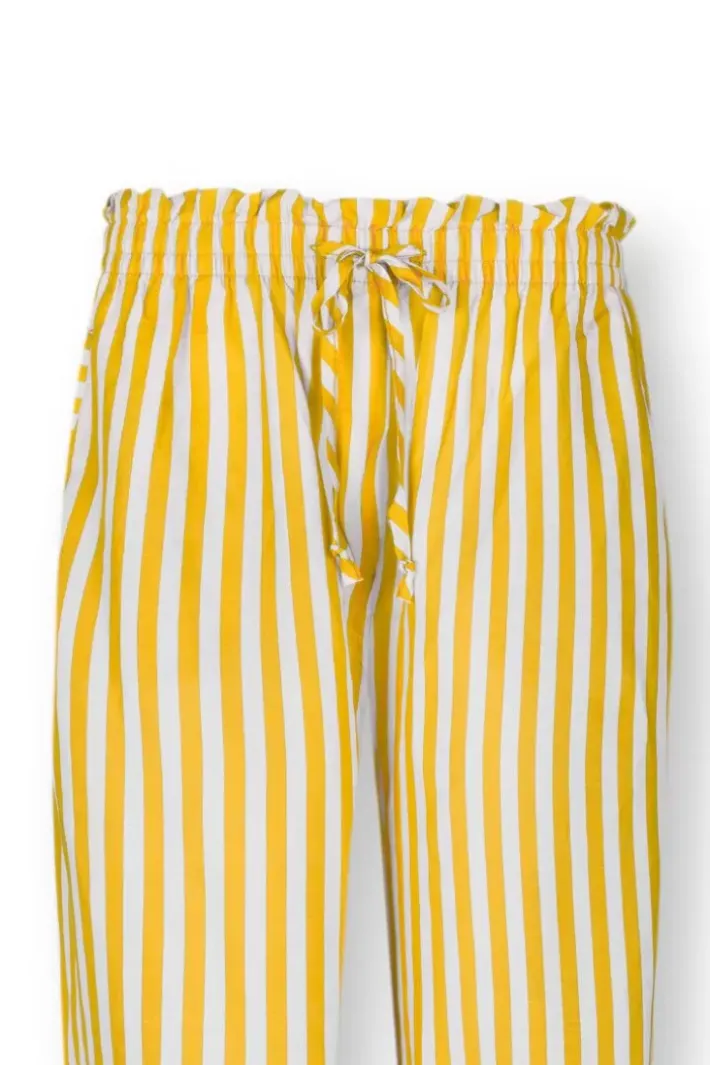 Pip Studio Broeken<Lange Broek Sumo Stripe Geel