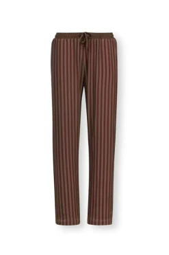 Pip Studio Broeken<Lange Broek Sumo Stripe Terra Rood