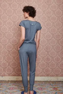 Pip Studio Broeken<Lange Broek Tegola Blauw