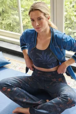 Pip Studio Leggings<Lange Flared Sportlegging Isola Donker Blauw