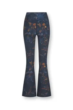 Pip Studio Leggings<Lange Flared Sportlegging Isola Donker Blauw