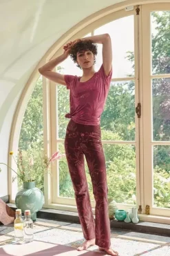 Pip Studio Sportbroeken<Lange Flared Sportlegging Isola Donker Rood