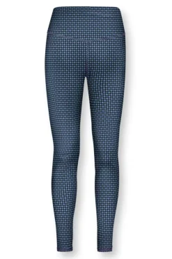 Pip Studio Sportbroeken<Lange Sportlegging Cross Stitch Blauw