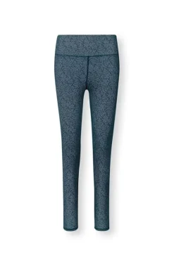 Pip Studio Sportbroeken<Lange Sportlegging Leafy Dots Blauw