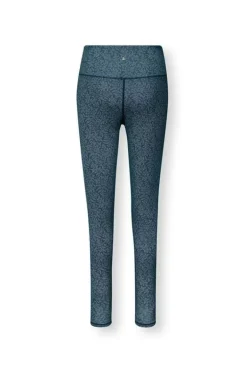 Pip Studio Sportbroeken<Lange Sportlegging Leafy Dots Blauw