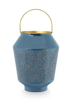 Pip Studio Sale Lantaarns<Lantaarn Geemailleerd 29 Cm Blauw