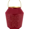 Pip Studio Sale Lantaarns<Lantaarn Geemailleerd Donker 29 Cm Roze