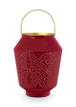 Pip Studio Sale Lantaarns<Lantaarn Geemailleerd Donker 29 Cm Roze