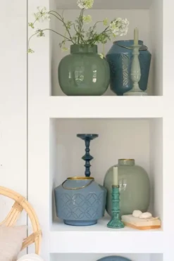 Pip Studio Sale Lantaarns<Lantaarn Geemailleerd Licht 22 Cm Blauw