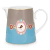 Pip Studio Melkkannen<Love Birds Kan Groot Blauw/Khaki