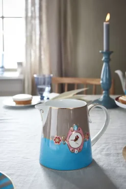 Pip Studio Melkkannen<Love Birds Kan Groot Blauw/Khaki