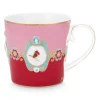 Pip Studio Koffiemokken<Love Birds Mok Groot Rood/Roze