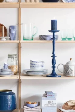 Pip Studio Grote Vazen<Metalen Vaas 22 Cm Blauw