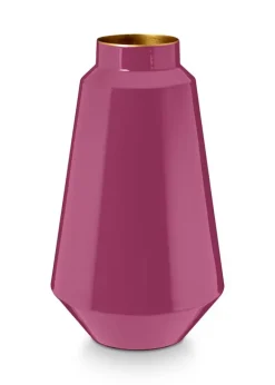 Pip Studio Grote Vazen<Metalen Vaas 36 Cm Roze