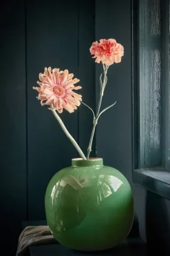 Pip Studio Grote Vazen<Metalen Vaas 23 Cm Groen