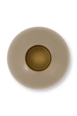 Pip Studio Grote Vazen<Metalen Vaas 32Cm Khaki