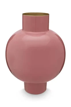 Pip Studio Grote Vazen<Metalen Vaas 42Cm Roze