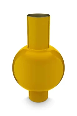 Pip Studio Grote Vazen<Metalen Vaas 40Cm Geel