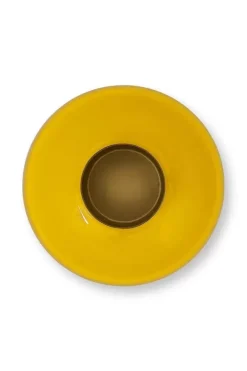 Pip Studio Grote Vazen<Metalen Vaas 32Cm Geel