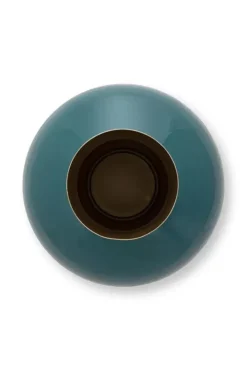 Pip Studio Grote Vazen<Metalen Vaas Donker 40 Cm Groen