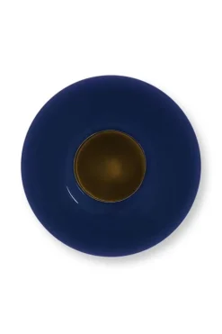 Pip Studio Grote Vazen<Metalen Vaas Donker 23 Cm Blauw