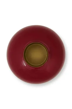 Pip Studio Grote Vazen<Metalen Vaas Donker 32Cm Rood